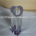 Rectangular Crystal Vase With Personalized Flower For Home Decoraion